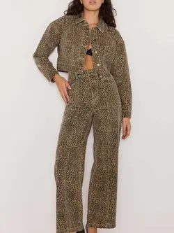 MinkPink Anouk Print Jeans