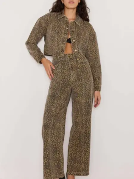 MinkPink Anouk Print Jeans
