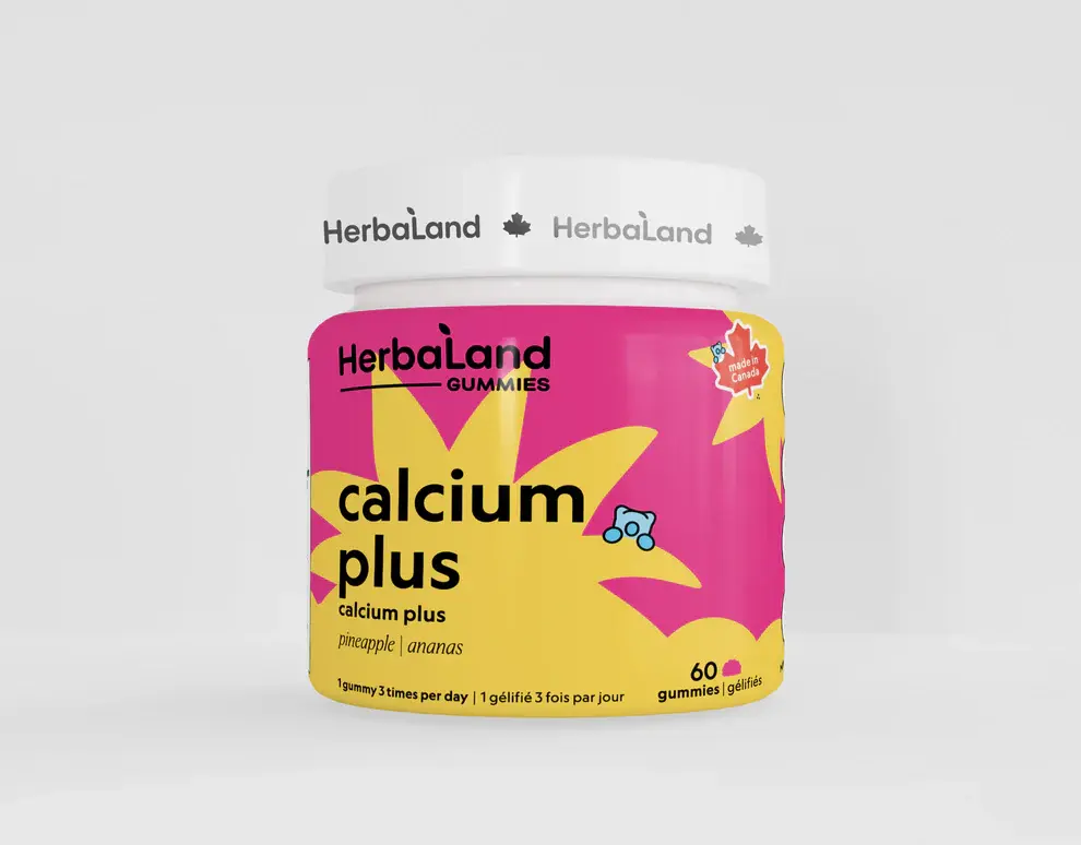 HerbaLand Calcium Plus Supplements 60ct