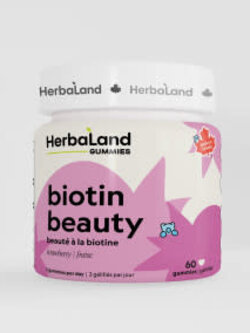 HerbaLand Biotin Beauty Supplements 60ct