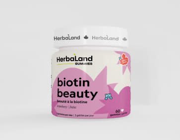 HerbaLand Biotin Beauty Supplements 60ct