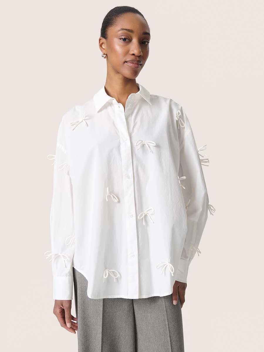 Soaked in Luxury Joa Bow Long Sleeve