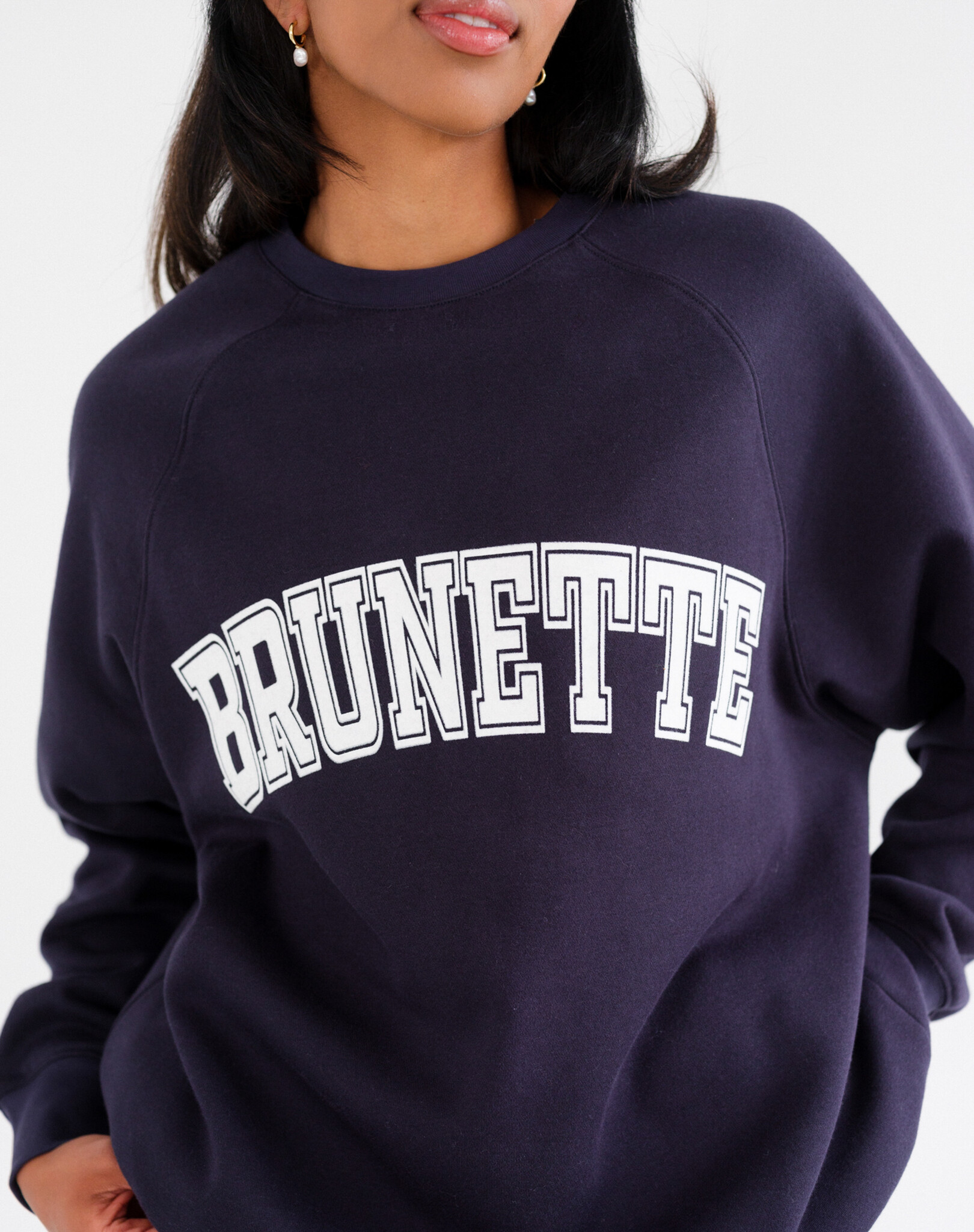 Brunette The Label Varsity NYBF Crew