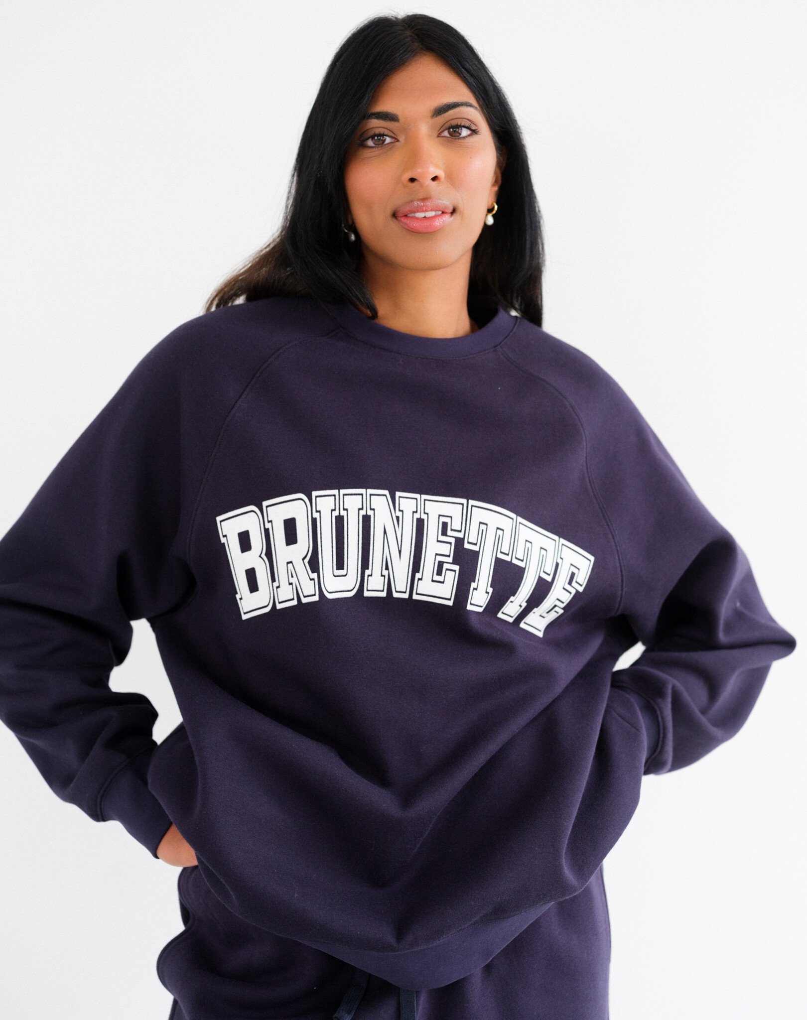 Brunette The Label Varsity NYBF Crew