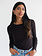 Brunette The Label Ribbed Fitted Long Sleeve Shirt