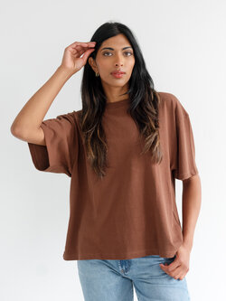 Brunette The Label Boxy Tee
