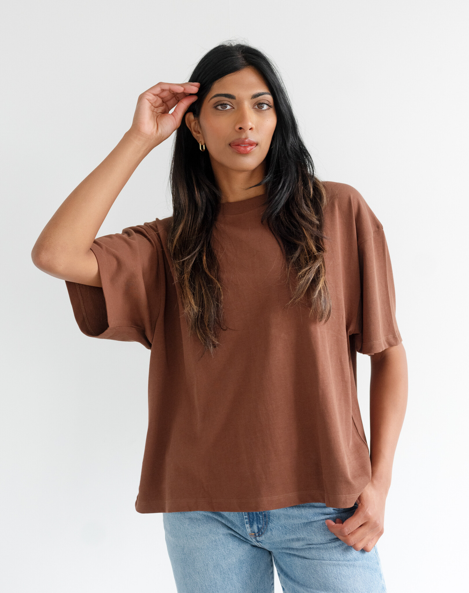 Brunette The Label Boxy Tee
