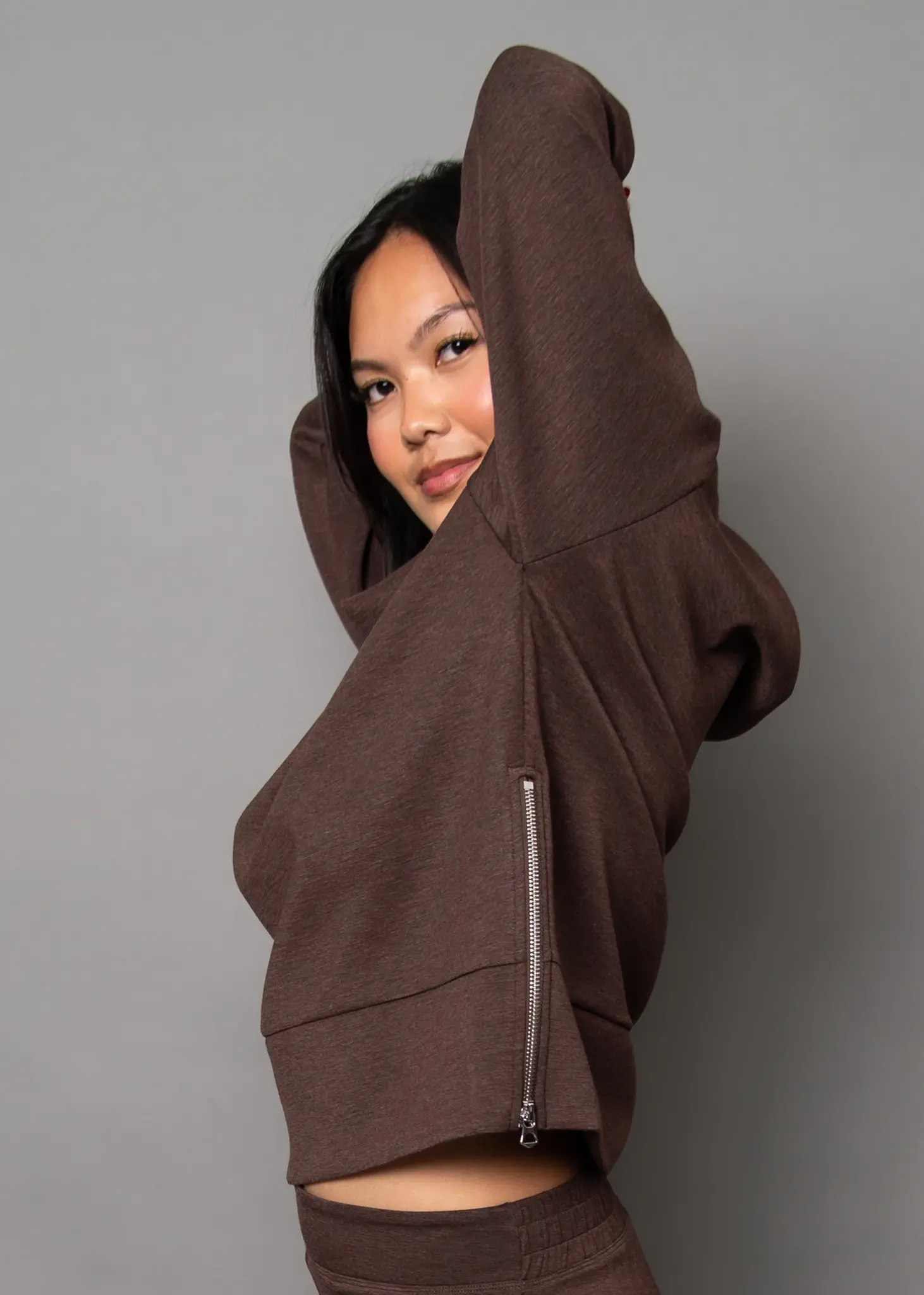 RD Style Fillana Foldover Collar Pullover