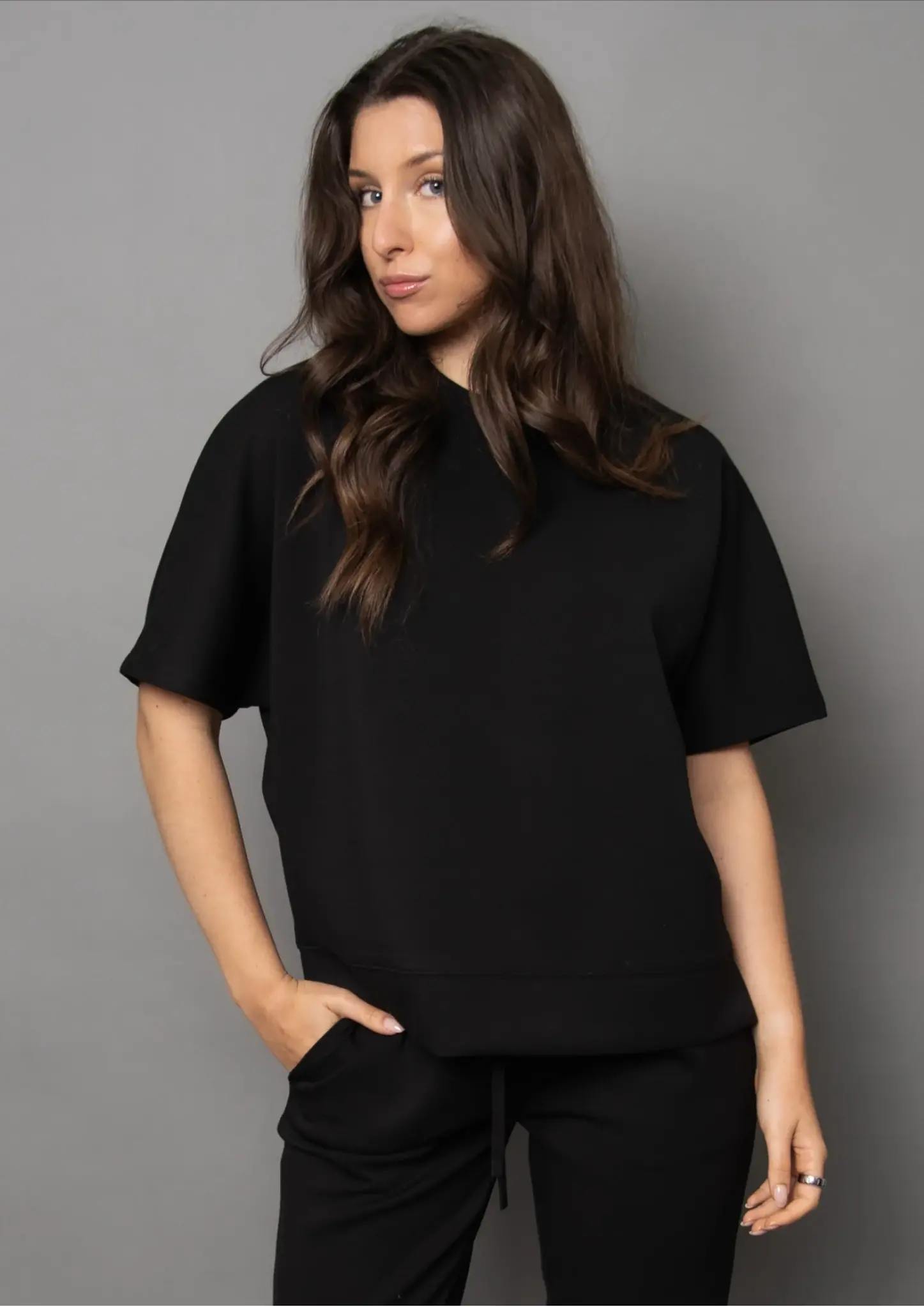 RD Style Paloma Soft Knit Extended Sleeve Tee