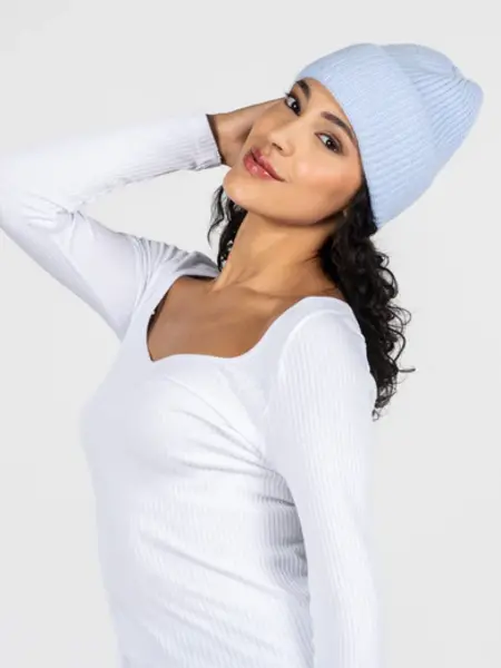 Cest Moi Ribbed Beanie Hat