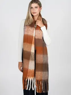 Cest Moi Plaid Blanket Scarf