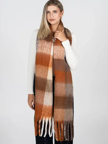 Cest Moi Plaid Blanket Scarf