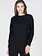 Cest Moi Ribbed Crewneck Sweater