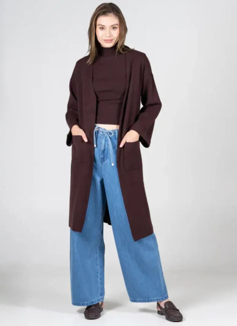 Cest Moi Knit Long Cardigan