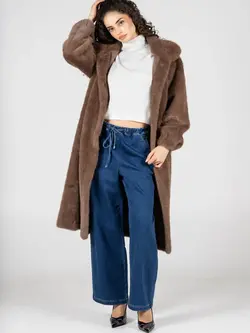 Cest Moi Faux Fur Long Coat