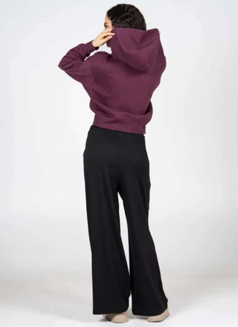 Cest Moi Double Waist Tie Front Pant