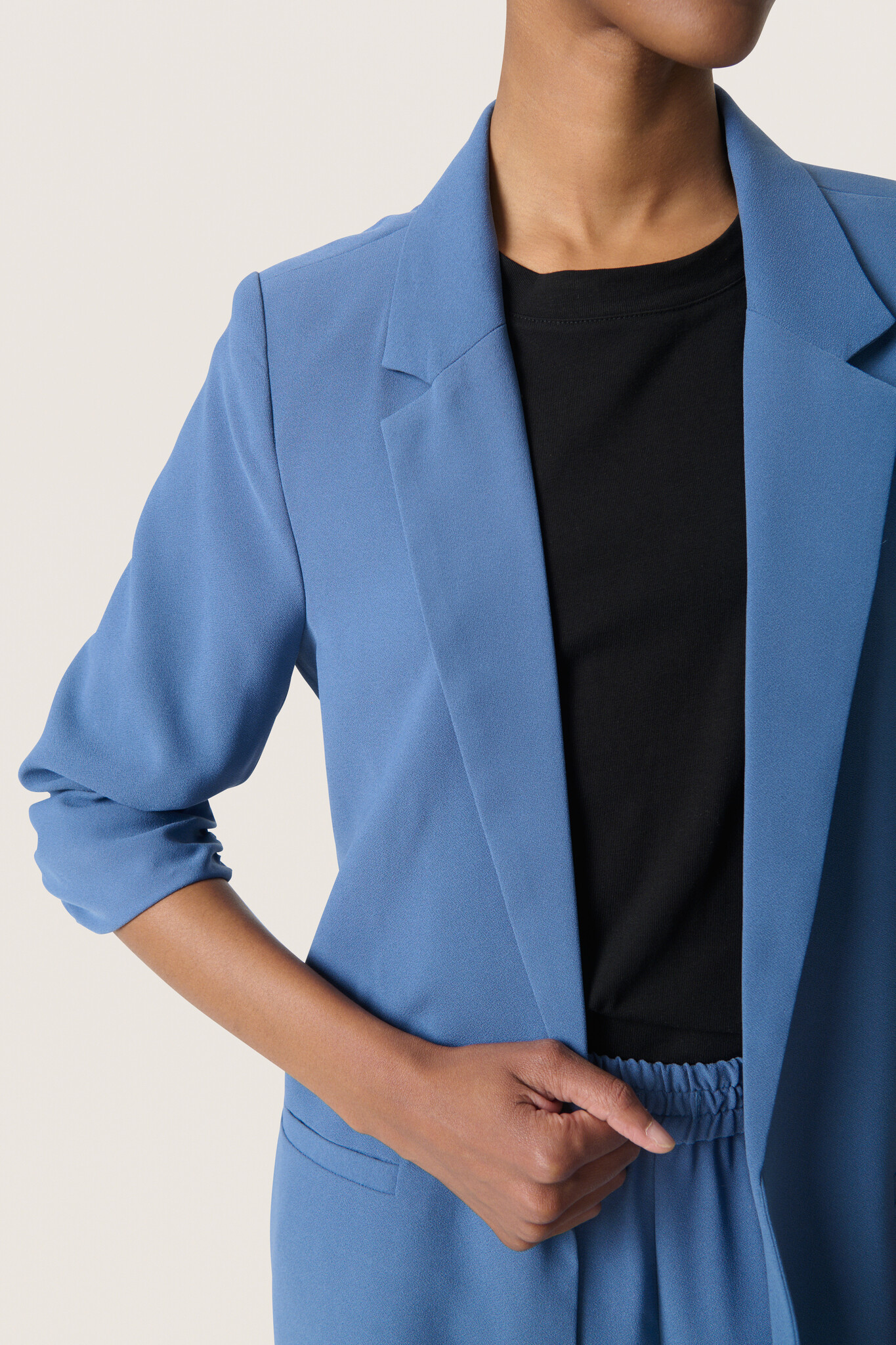 Soaked in Luxury Shirley Blazer 3/4 Sleeve
