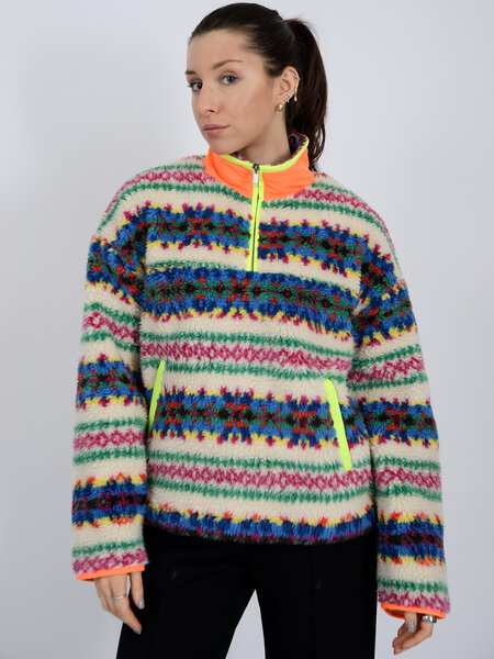 RD Style Lauren Sherpa 1/2 Snap Front