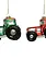 Glass Tractor Ornament