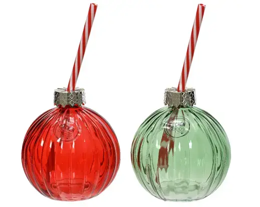 Bauble Drinking Jar