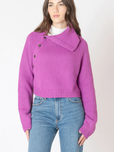 Dex Asymmetric Neckline Sweater