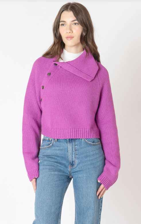 Dex Asymmetric Neckline Sweater