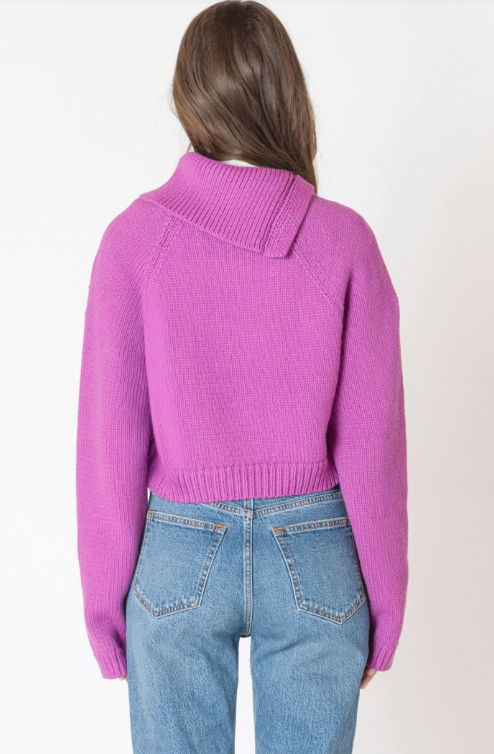 Dex Asymmetric Neckline Sweater