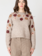 Dex Crewneck Floral Applique Sweater