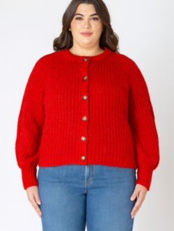 Dex Crewneck Textured Cardigan