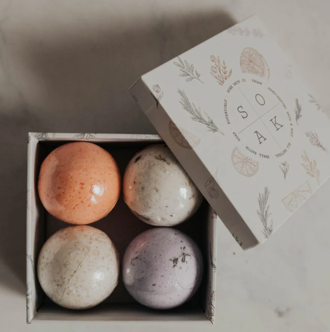 SOAK Bath Co Mini Bath Bomb Gift Box