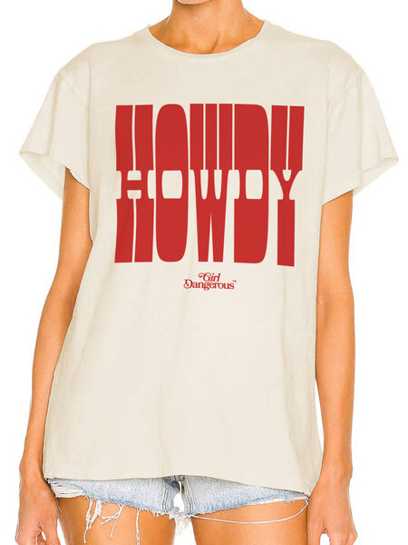 Girl Dangerous Howdy Vintage Tee