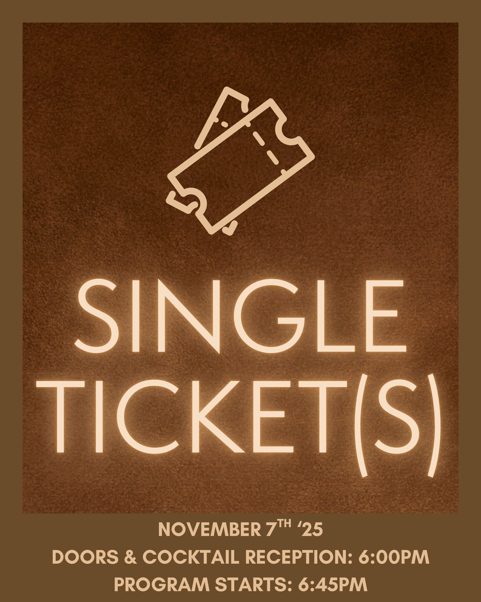 Choc'laCure Choc'la Cure 2025 Gala Single Ticket