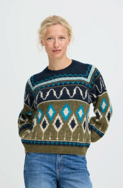 B.Young Nafta Jacquard Jumper