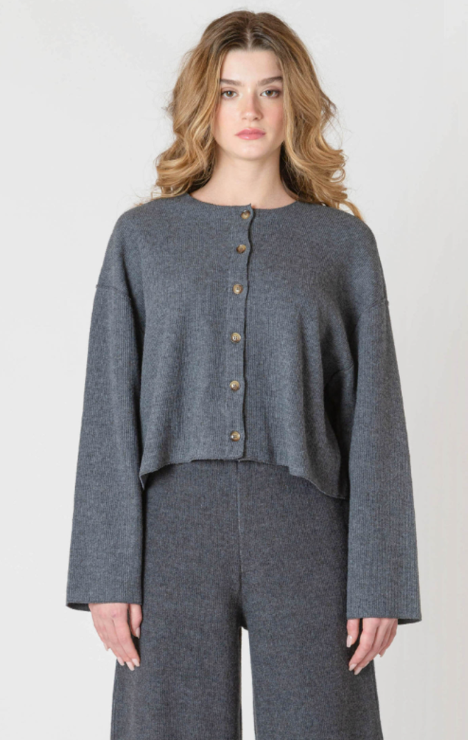 Dex Ribbed Cardigan