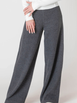 Dex Wide Leg Ribbed Pant