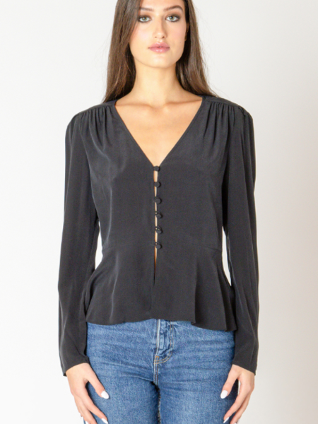 Dex Peplum Detail Blouse