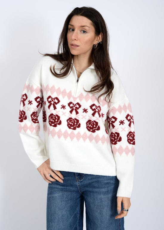 RD Style Giorgia Troyer Neck Pullover