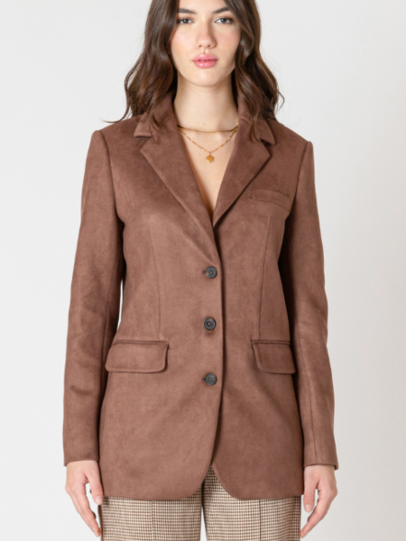 Dex Faux Suede Blazer