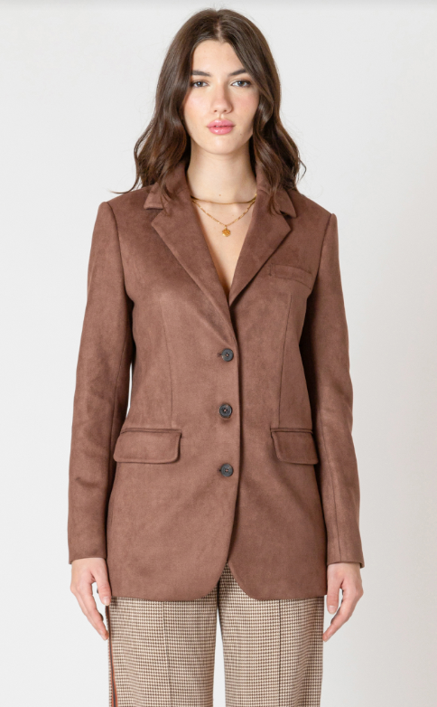 Dex Faux Suede Blazer