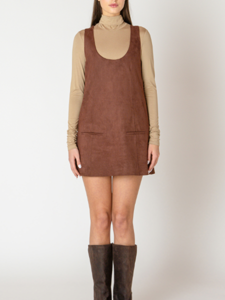 Dex Faux Suede Mini Dress