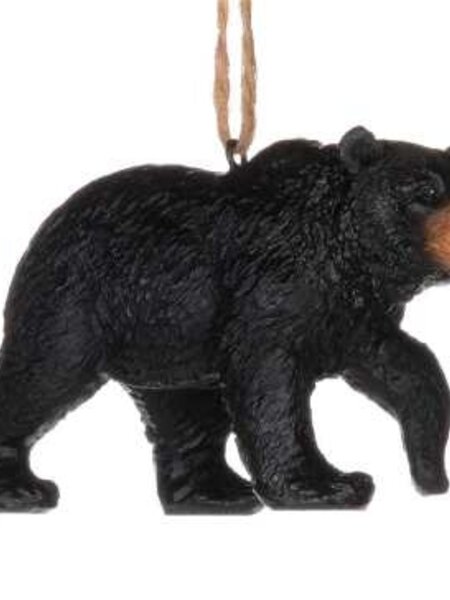Black Bear Ornament 4"