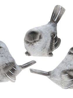 Grey Stone Looking Bird 4"x3"