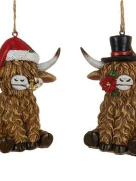 Irish Cow Ornament
