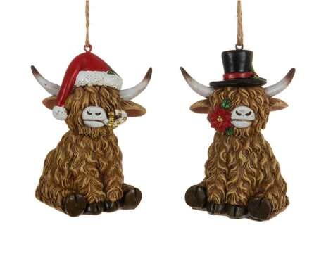 Irish Cow Ornament