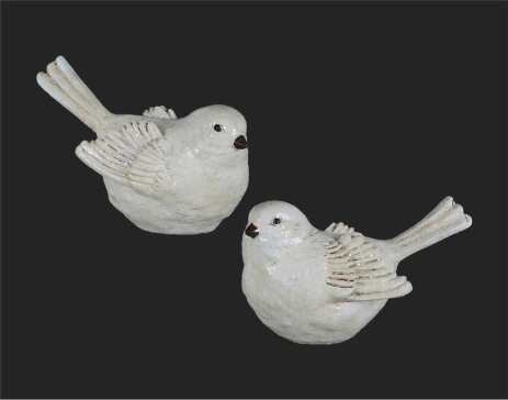 Sitting Bird Beige 5"