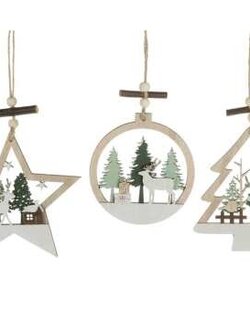 Tree/Star/Ball Ornament