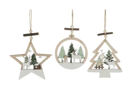 Tree/Star/Ball Ornament