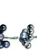 Baubles on Wire Blue Mix
