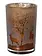 Deer Scene Brown Hurricane Glass