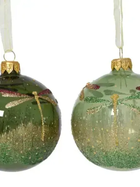 Dragonfly Bauble Green
